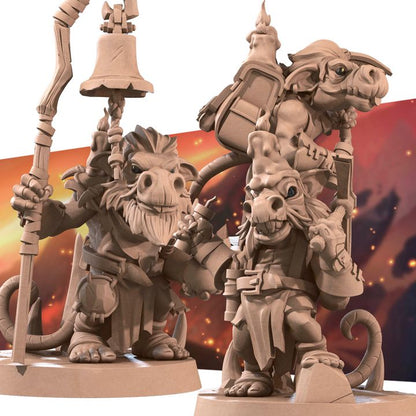 Kobolds - Mine Set - 32mm, 35mm Scale - Unpainted Miniature