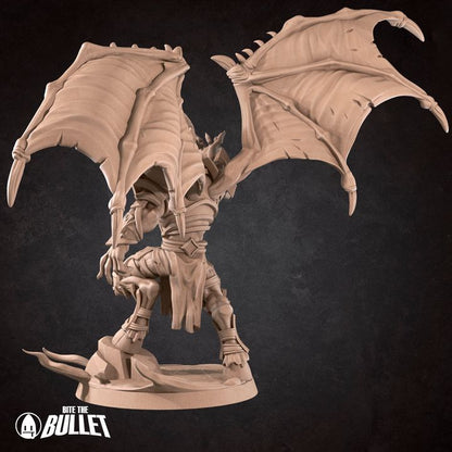 Dreadlord Necromancer| 32mm, 35mm Scale | Unpainted Miniature