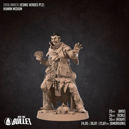 Human Medium | 32mm, 35mm Scale | Unpainted Miniature