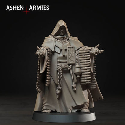 Mendelist Ammo Monk, Bleeding Procession - Bullet Crusade - Unpainted Miniature