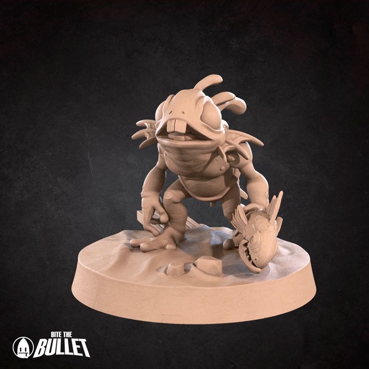 Trickster Aquatic Monster | 32mm, 35mm Scale | Unpainted Miniature