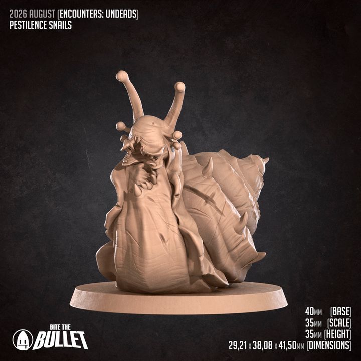 Pestilence Snail - Unpainted Miniature