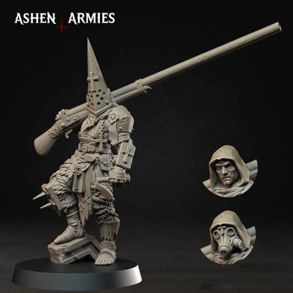 Trench Pilgrims, Bleeding Procession - Bullet Crusade - Unpainted Miniature