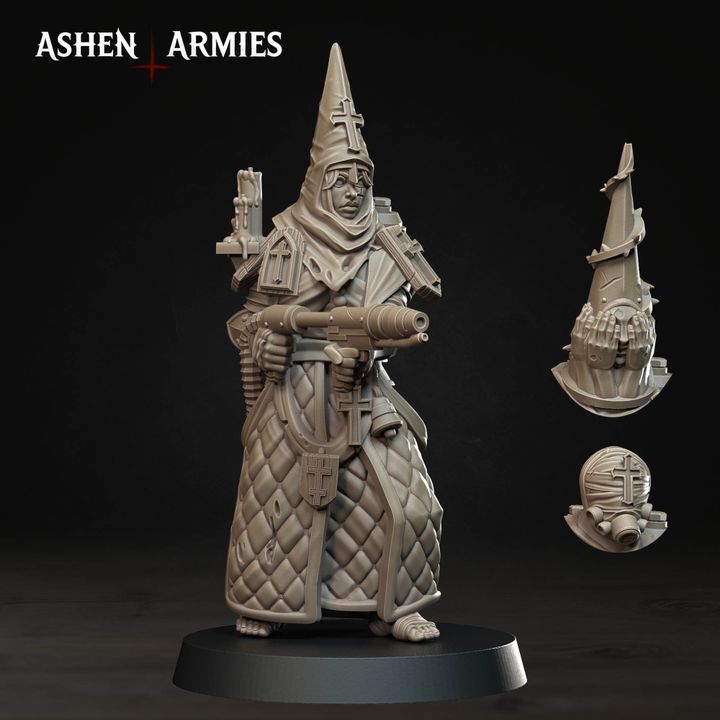 Trench Pilgrims, Bleeding Procession - Bullet Crusade - Unpainted Miniature