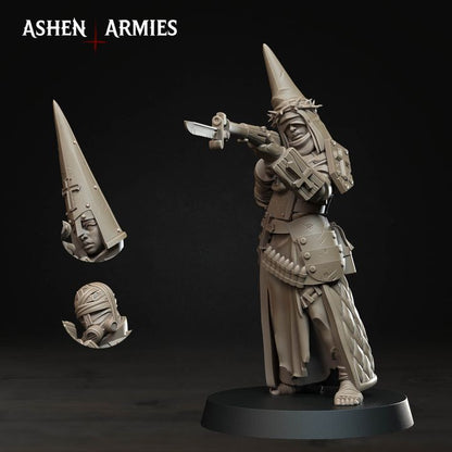 Trench Pilgrims, Bleeding Procession - Bullet Crusade - Unpainted Miniature