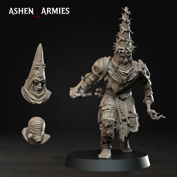 Trench Pilgrims, Bleeding Procession - Bullet Crusade - Unpainted Miniature