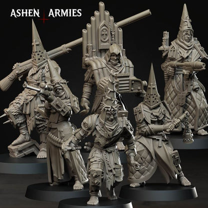 Trench Pilgrims, Bleeding Procession - Bullet Crusade - Unpainted Miniature