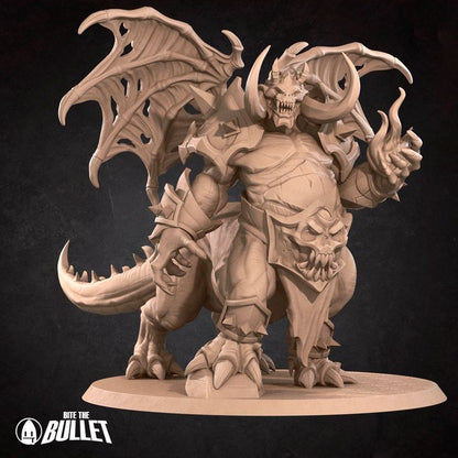 Pit Lord - Fel Wastes Set - 32mm, 35mm Scale - Unpainted Miniature