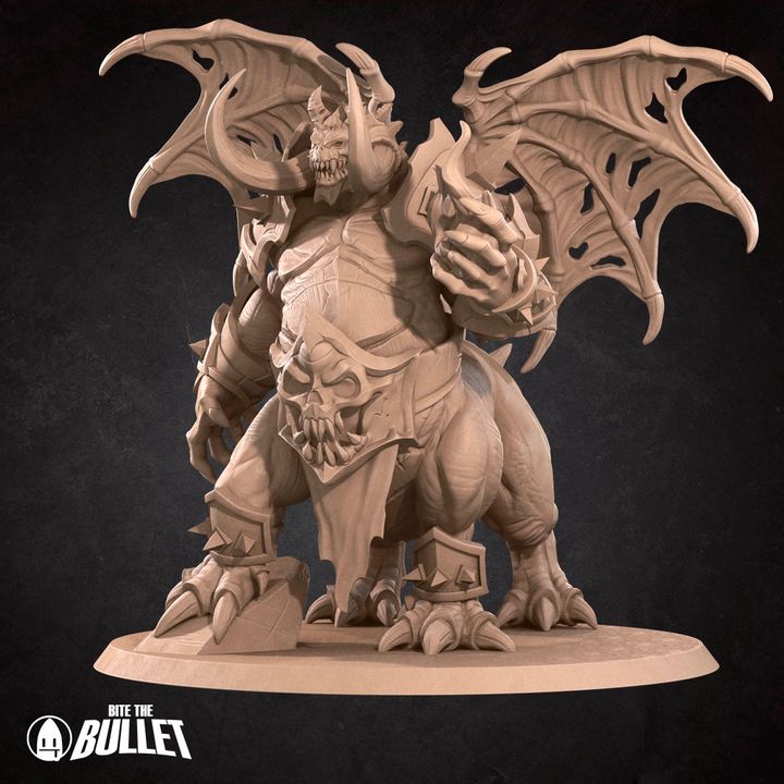 Pit Lord - Fel Wastes Set - 32mm, 35mm Scale - Unpainted Miniature