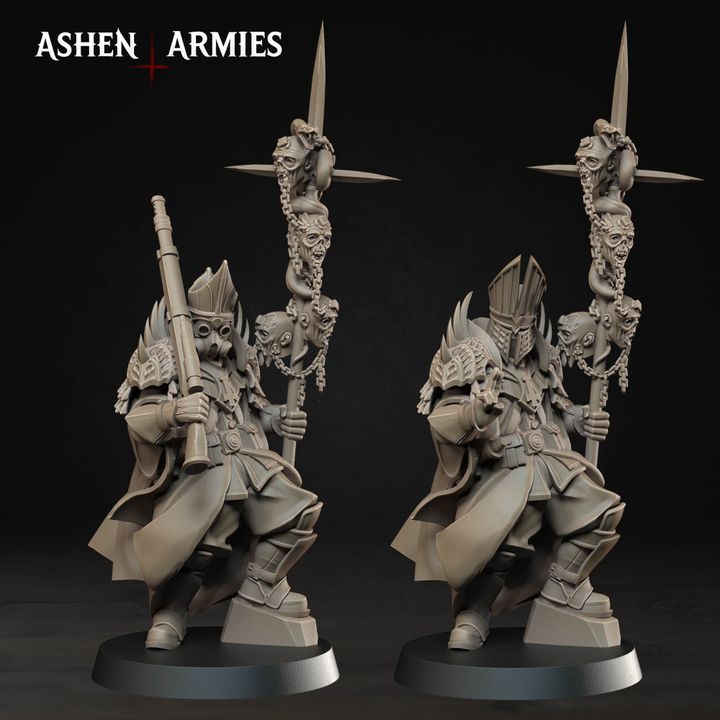 Heretic Priest, Hellbound Apostasy - Bullet Crusade - Unpainted Miniature