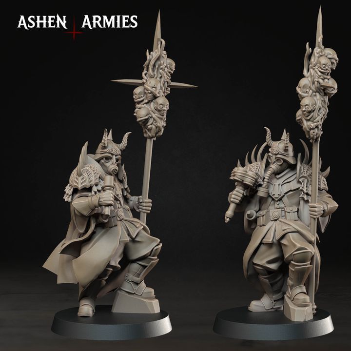 Heretic Priest, Hellbound Apostasy - Bullet Crusade - Unpainted Miniature