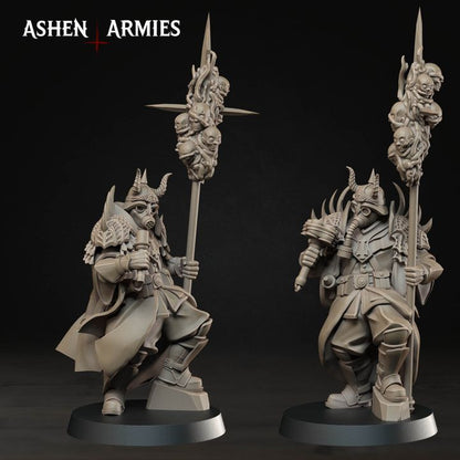 Heretic Priest, Hellbound Apostasy - Bullet Crusade - Unpainted Miniature
