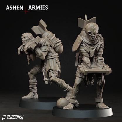 Ecclesiastic Prisoners, Bleeding Procession - Bullet Crusade - Unpainted Miniature