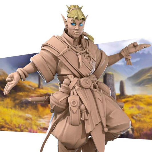 Elf Psychic | 32mm, 35mm Scale | Unpainted Miniature