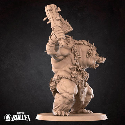 Razorback Infernal - Barren Set - 32mm, 35mm Scale - Unpainted Miniature