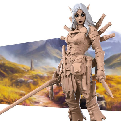Elf Rogue, Assassin | 32mm, 35mm Scale | Unpainted Miniature