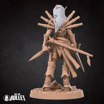 Elf Rogue, Assassin | 32mm, 35mm Scale | Unpainted Miniature