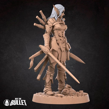 Elf Rogue, Assassin | 32mm, 35mm Scale | Unpainted Miniature