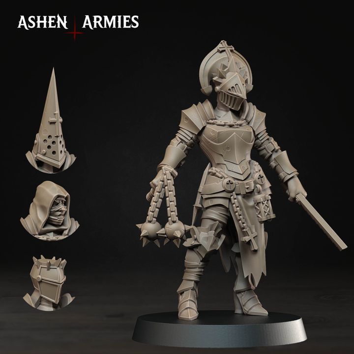 Stigmatic Nuns, Bleeding Procession - Bullet Crusade - Unpainted Miniature