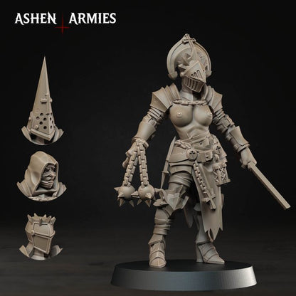 Stigmatic Nuns, Bleeding Procession - Bullet Crusade - Unpainted Miniature