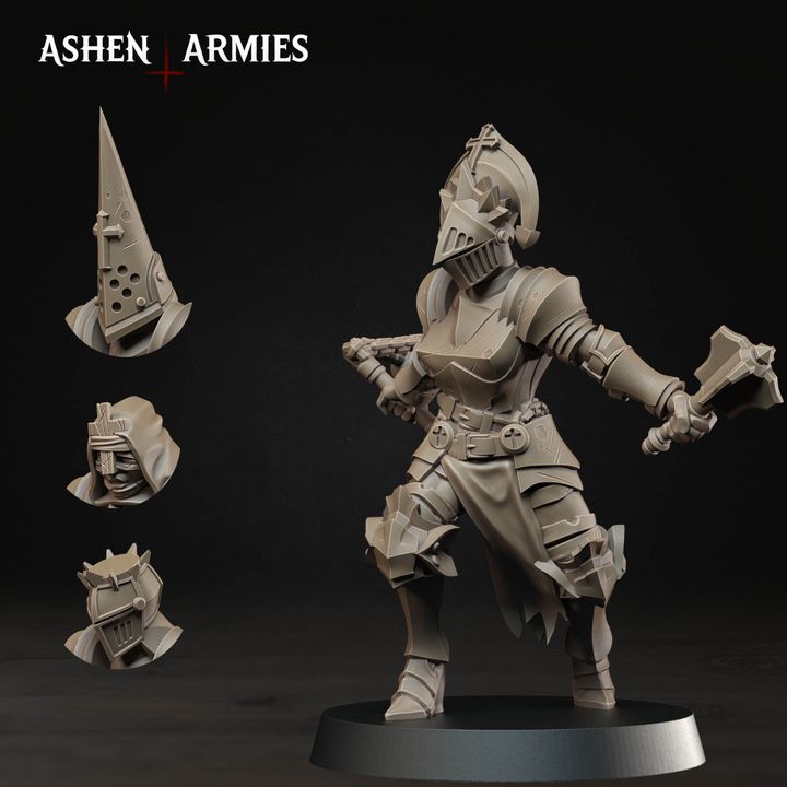 Stigmatic Nuns, Bleeding Procession - Bullet Crusade - Unpainted Miniature