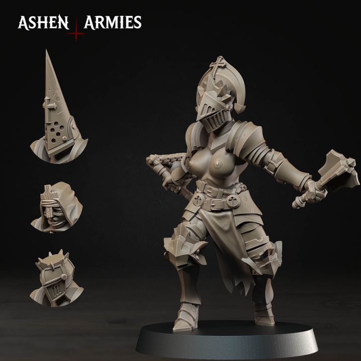 Stigmatic Nuns, Bleeding Procession - Bullet Crusade - Unpainted Miniature