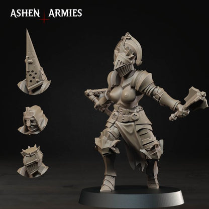 Stigmatic Nuns, Bleeding Procession - Bullet Crusade - Unpainted Miniature