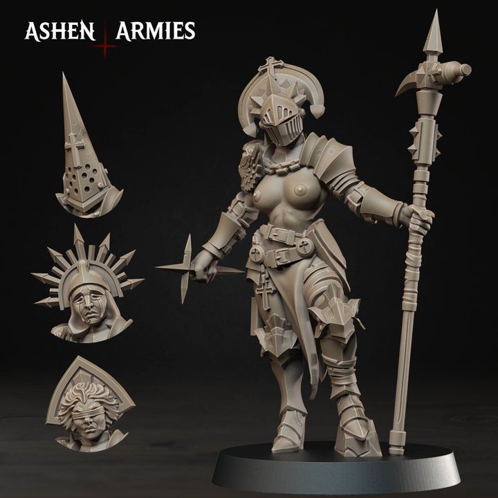 Stigmatic Nuns, Bleeding Procession - Bullet Crusade - Unpainted Miniature