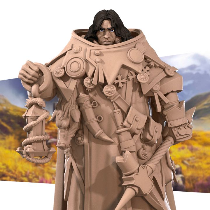 Human Thaumaturge | 32mm, 35mm Scale | Unpainted Miniature