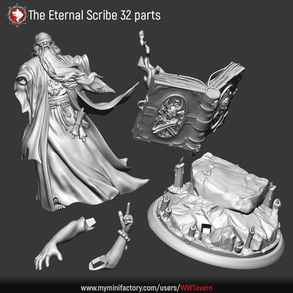 The Eternal Scribe | Sisters of the Apocalypse | Unpainted Miniature