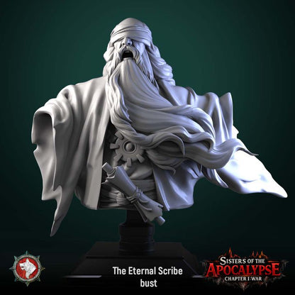 The Eternal Scribe - Unpainted Miniature Bust