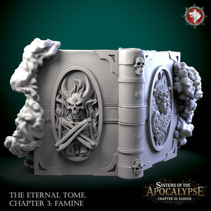 The Eternal Tome: Famine | Diorama Base | Unpainted Miniature