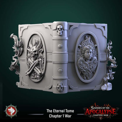 The Eternal Tome: War | Diorama Base | Unpainted Miniature
