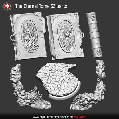The Eternal Tome: Famine | Diorama Base | Unpainted Miniature