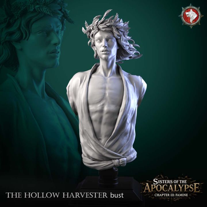 Hollow Harvester - Unpainted Miniature Bust