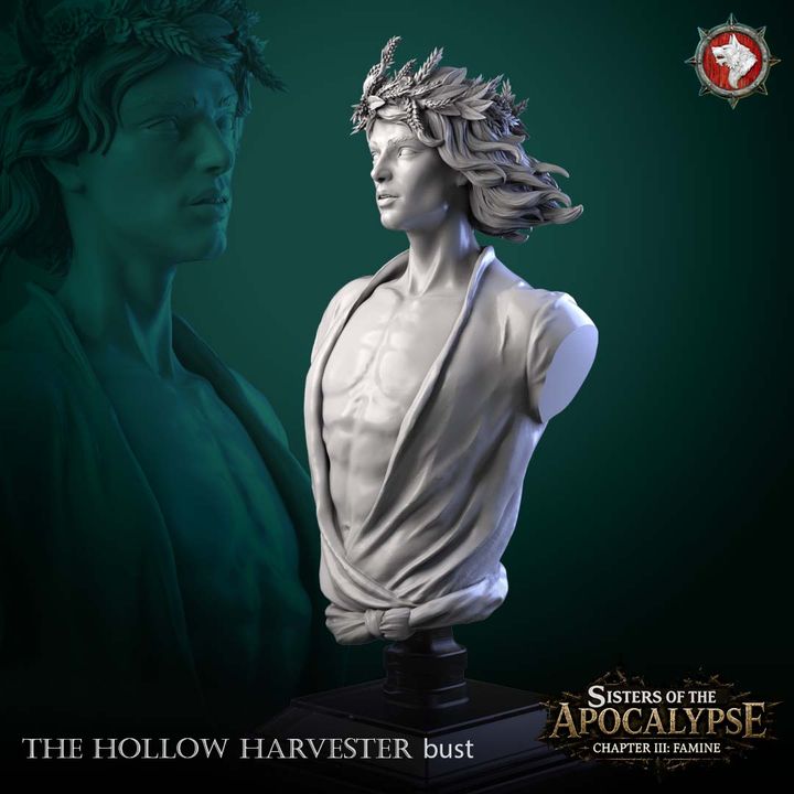 Hollow Harvester - Unpainted Miniature Bust