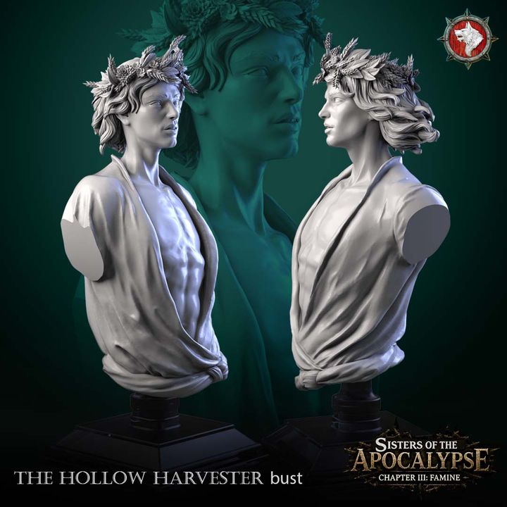 Hollow Harvester - Unpainted Miniature Bust