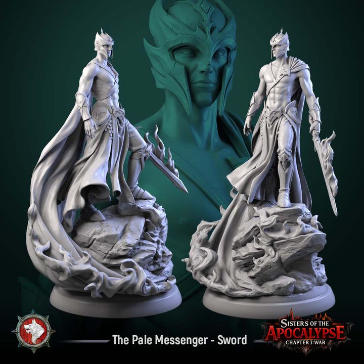 The Pale Messenger | Sisters of the Apocalypse | Unpainted Miniature