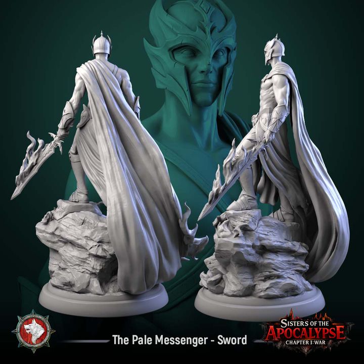 The Pale Messenger | Sisters of the Apocalypse | Unpainted Miniature