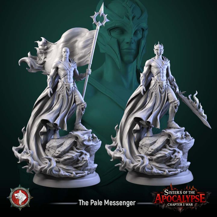 The Pale Messenger | Sisters of the Apocalypse | Unpainted Miniature
