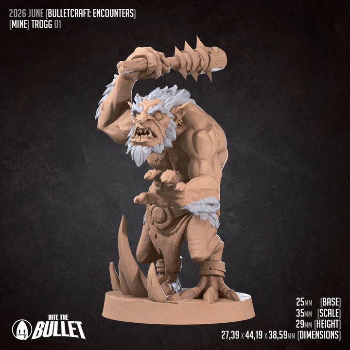 Troggs - Mine Set - 32mm, 35mm Scale - Unpainted Miniature