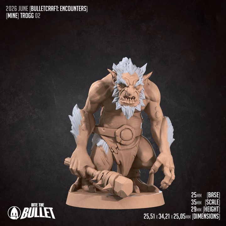 Troggs - Mine Set - 32mm, 35mm Scale - Unpainted Miniature