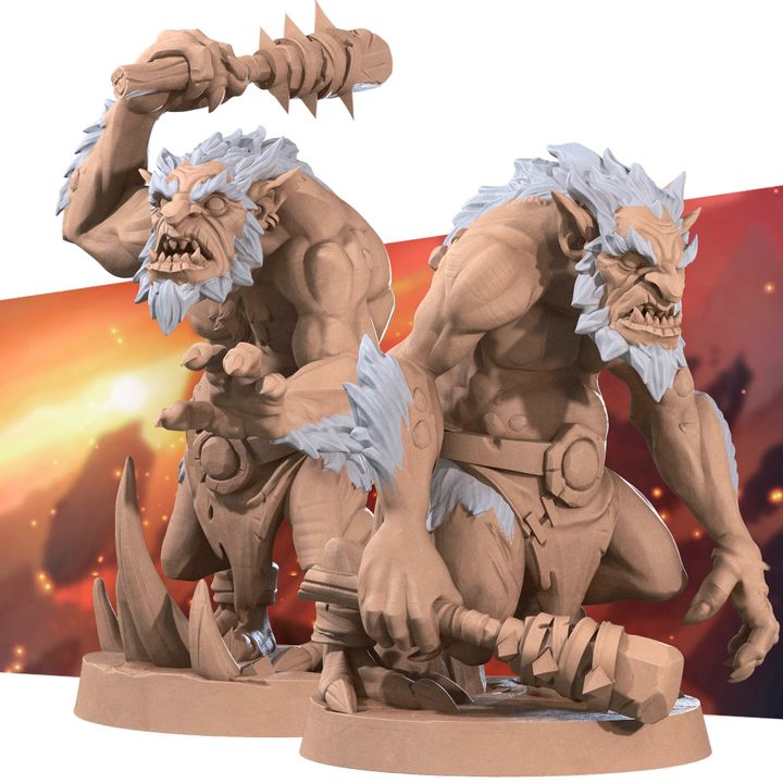 Troggs - Mine Set - 32mm, 35mm Scale - Unpainted Miniature
