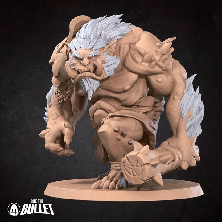 Troll - Mine Set - 32mm, 35mm Scale - Unpainted Miniature