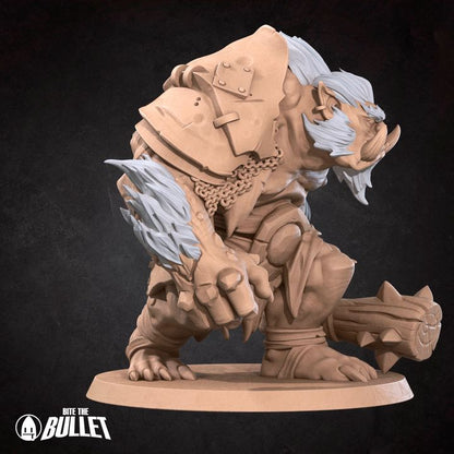 Troll - Mine Set - 32mm, 35mm Scale - Unpainted Miniature