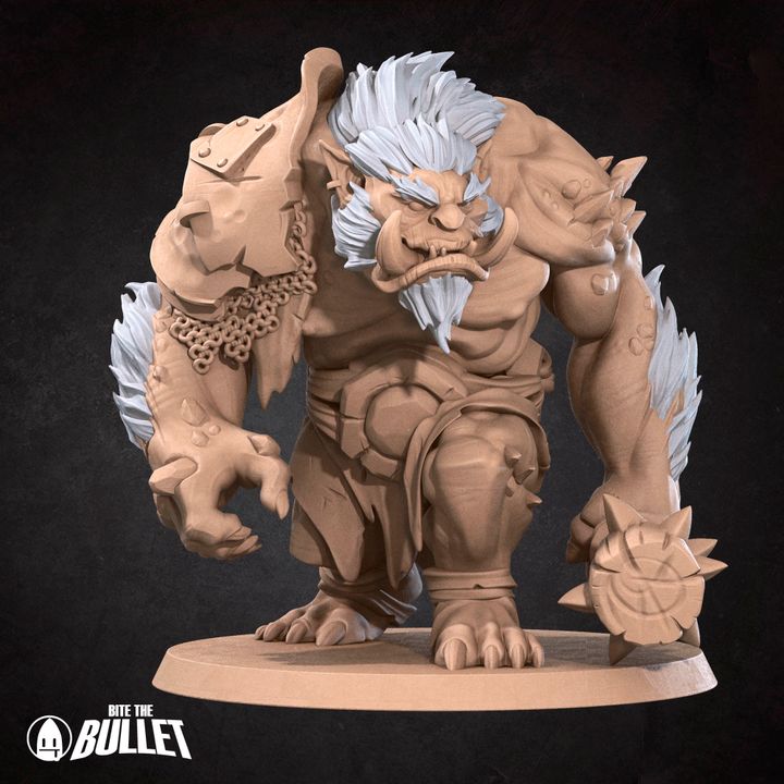 Troll - Mine Set - 32mm, 35mm Scale - Unpainted Miniature