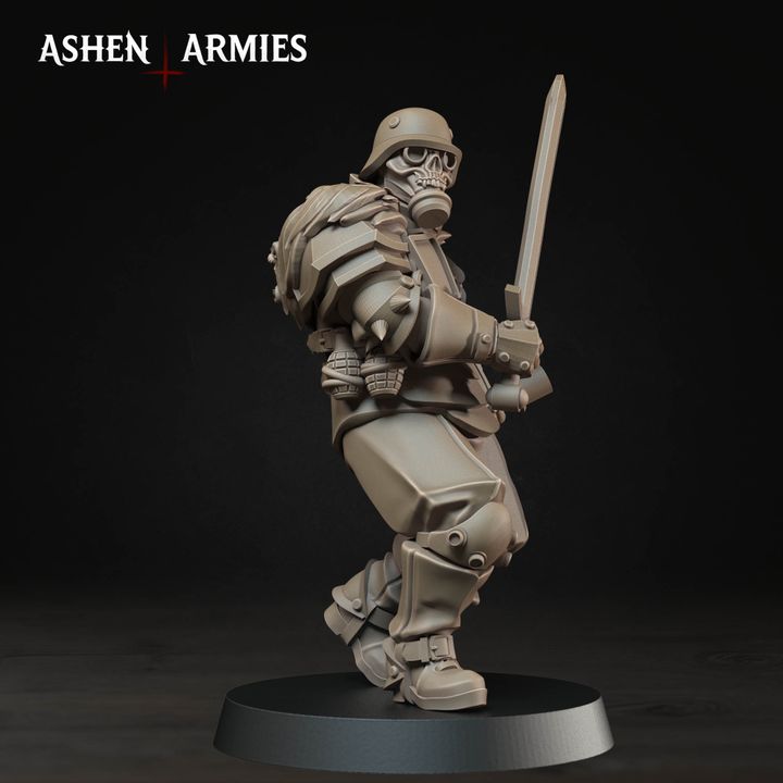 Troopers Set 2, Hellbound Apostasy - Bullet Crusade - Unpainted Miniature