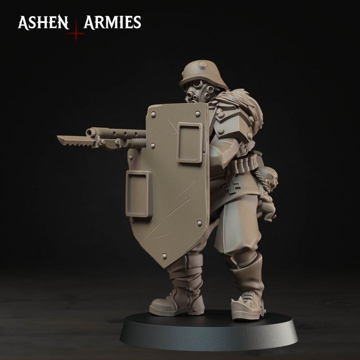 Troopers Set 2, Hellbound Apostasy - Bullet Crusade - Unpainted Miniature