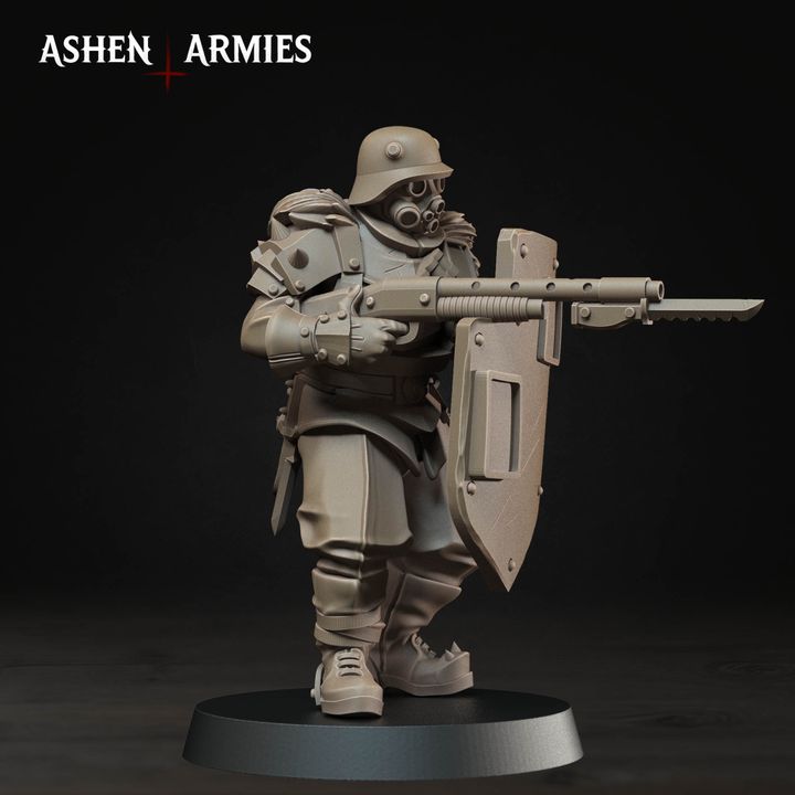 Troopers Set 2, Hellbound Apostasy - Bullet Crusade - Unpainted Miniature