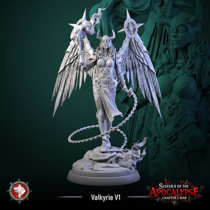 Valkyries | Sisters of the Apocalypse | Unpainted Miniature